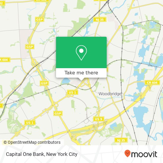 Mapa de Capital One Bank