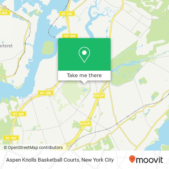 Aspen Knolls Basketball Courts map