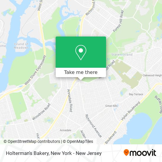 Holterman's Bakery map