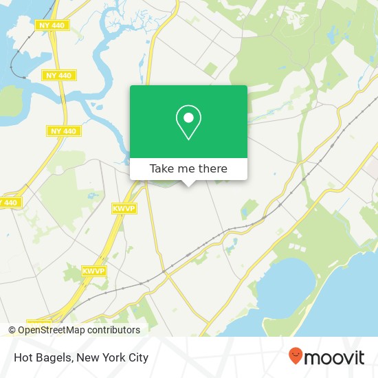 Hot Bagels map