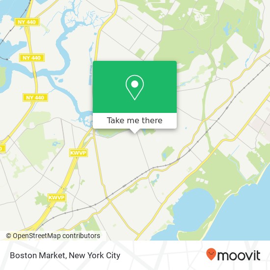 Mapa de Boston Market