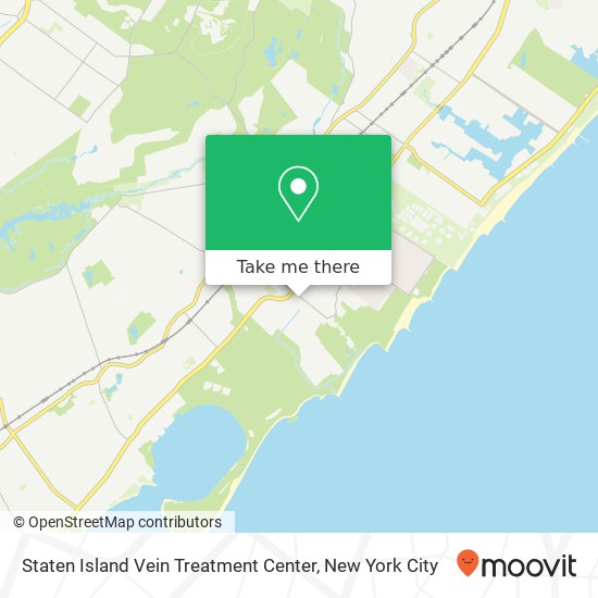 Mapa de Staten Island Vein Treatment Center