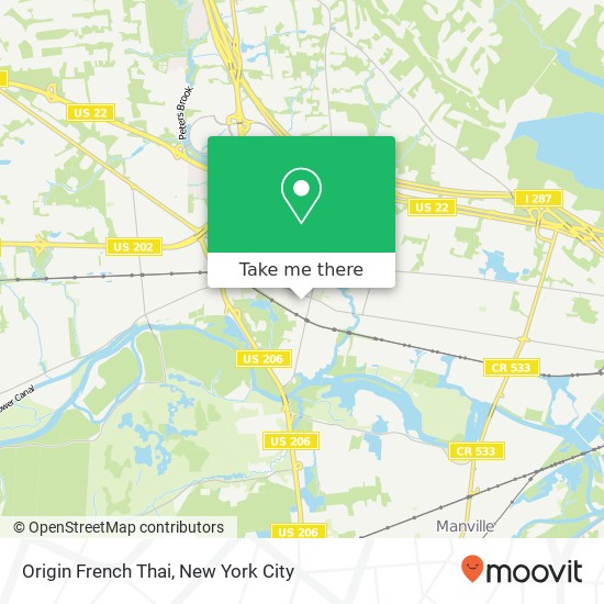 Origin French Thai map