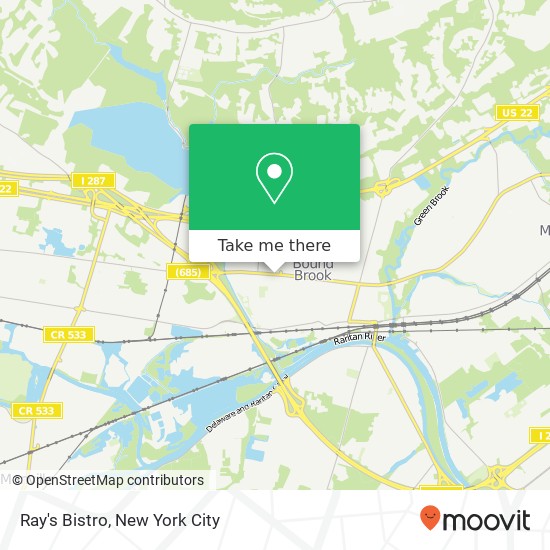 Mapa de Ray's Bistro