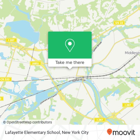 Lafayette Elementary School map