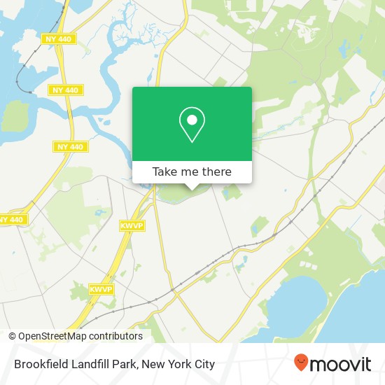 Mapa de Brookfield Landfill Park