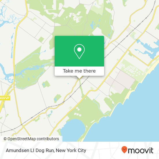 Amundsen LI Dog Run map