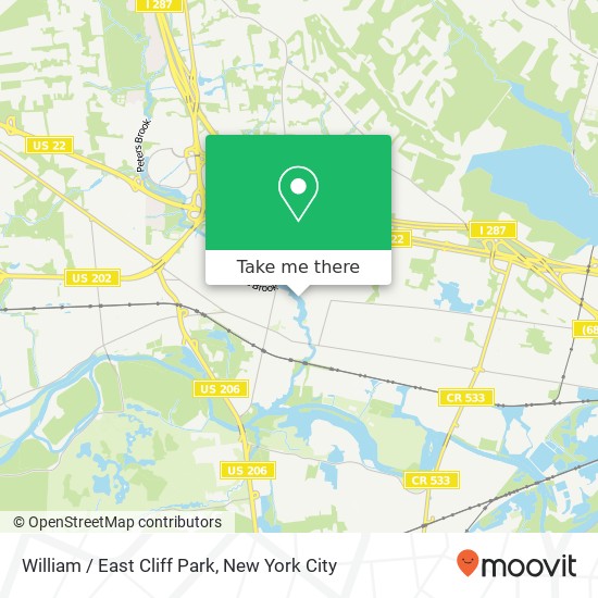 William / East Cliff Park map