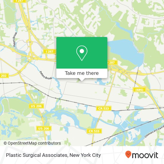 Plastic Surgical Associates map