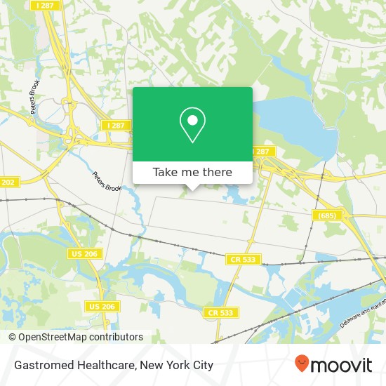 Gastromed Healthcare map