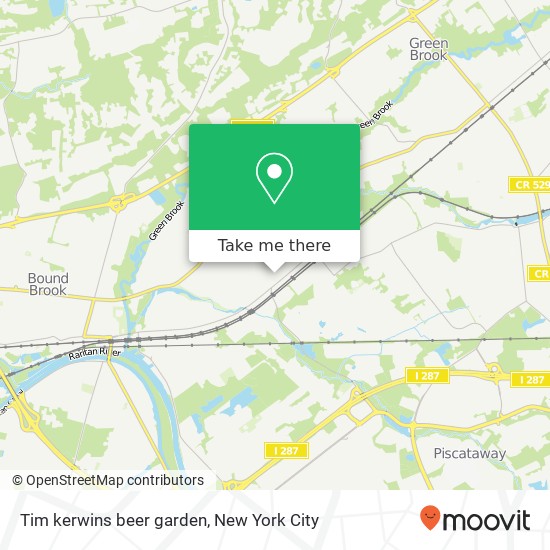 Mapa de Tim kerwins beer garden