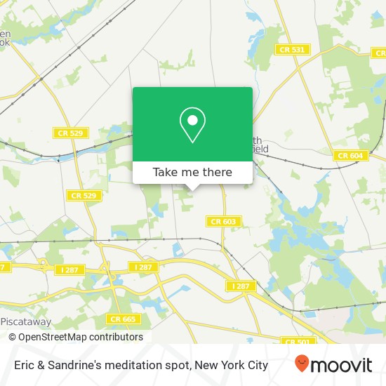 Eric & Sandrine's meditation spot map