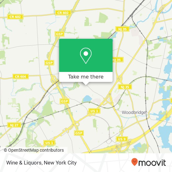 Wine & Liquors map