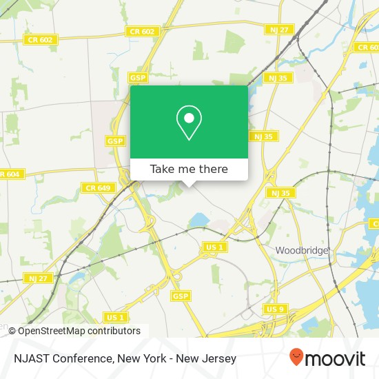 NJAST Conference map