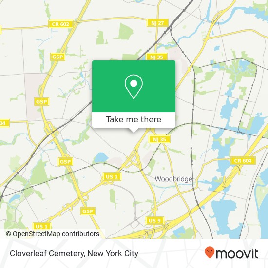 Mapa de Cloverleaf Cemetery