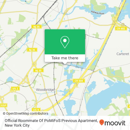 Official Roommate Of PoMiFoS Previous Apartment map