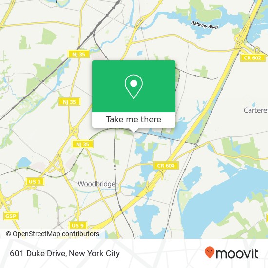 601 Duke Drive map