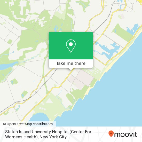 Staten Island University Hospital (Center For Womens Health) map