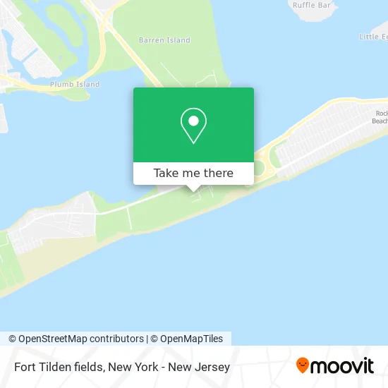 Fort Tilden fields map