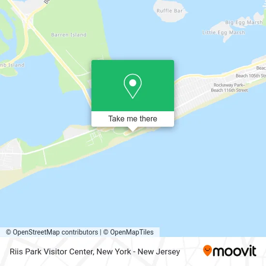 Riis Park Visitor Center map