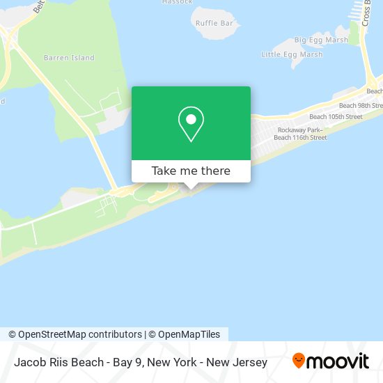 Jacob Riis Beach - Bay 9 map