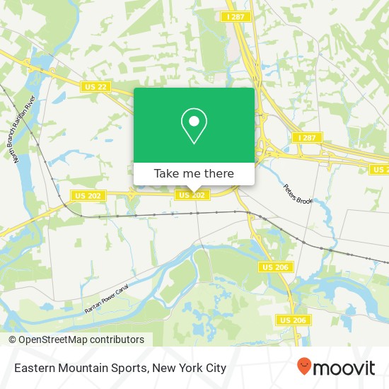 Mapa de Eastern Mountain Sports