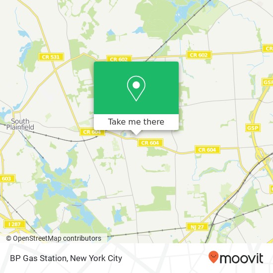 Mapa de BP Gas Station