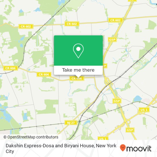 Dakshin Express-Dosa and Biryani House map