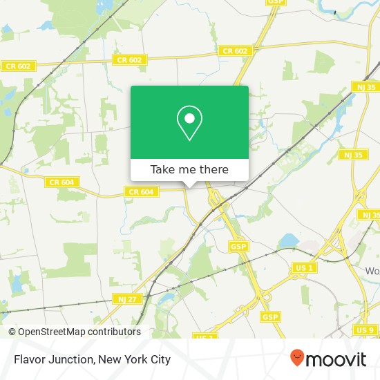 Flavor Junction map