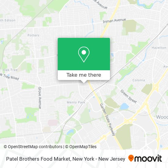Patel Brothers Food Market map