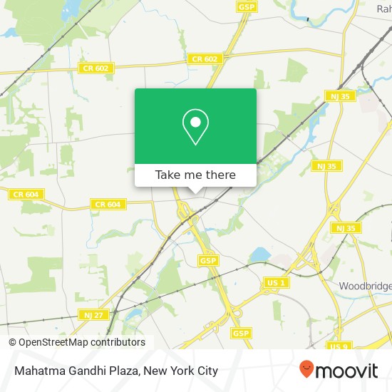 Mahatma Gandhi Plaza map