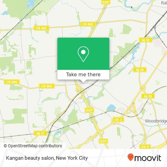 Mapa de Kangan beauty salon