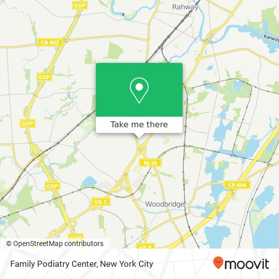 Mapa de Family Podiatry Center