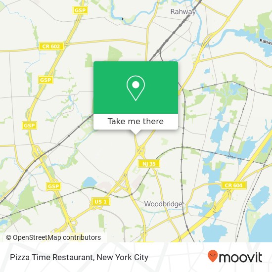 Pizza Time Restaurant map