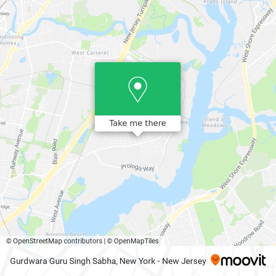 Mapa de Gurdwara Guru Singh Sabha