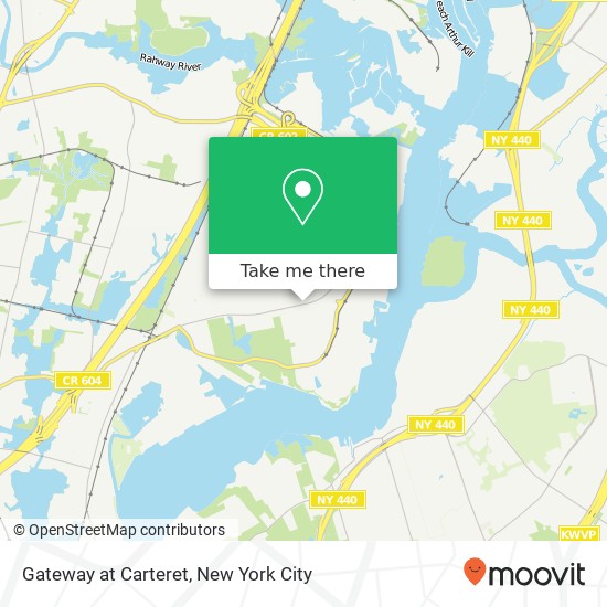 Gateway at Carteret map