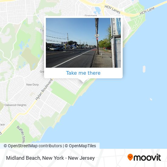 Midland Beach map