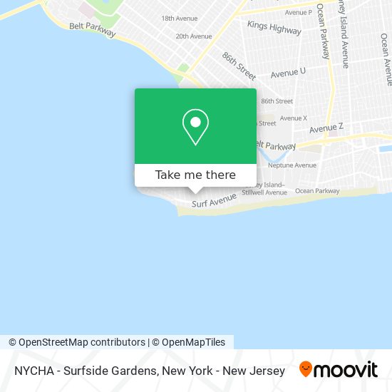 NYCHA - Surfside Gardens map