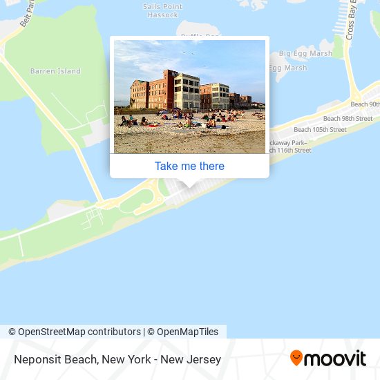 Neponsit Beach map