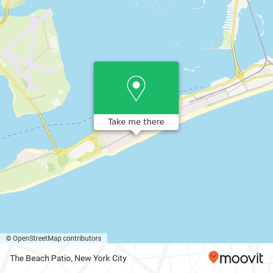 The Beach Patio map