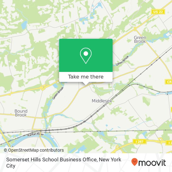 Mapa de Somerset Hills School Business Office