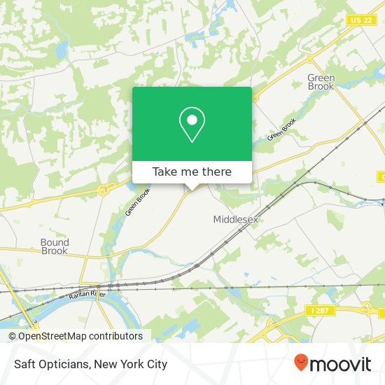 Saft Opticians map