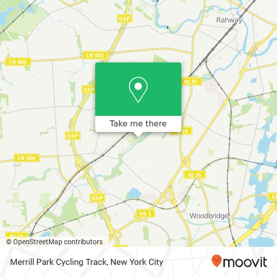 Merrill Park Cycling Track map