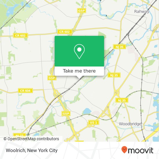 Mapa de Woolrich