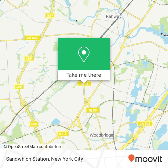 Sandwhich Station map