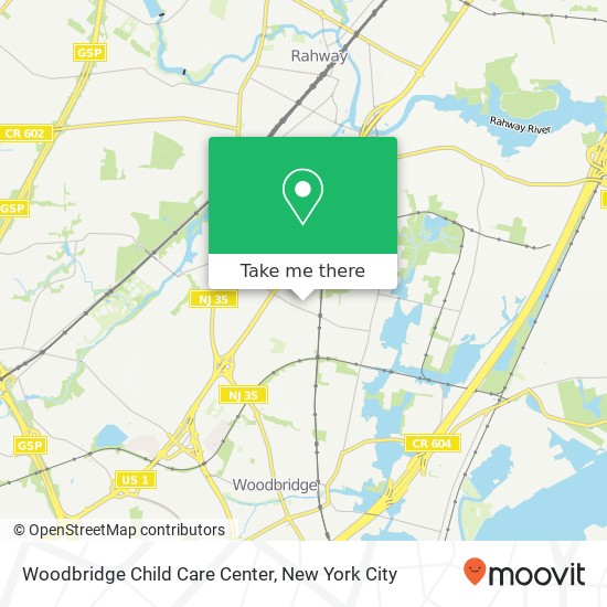 Woodbridge Child Care Center map