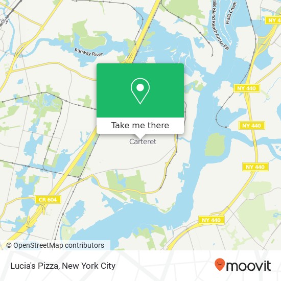 Mapa de Lucia's Pizza