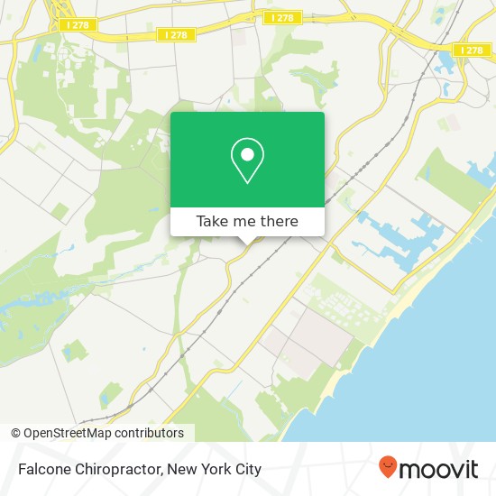 Falcone Chiropractor map