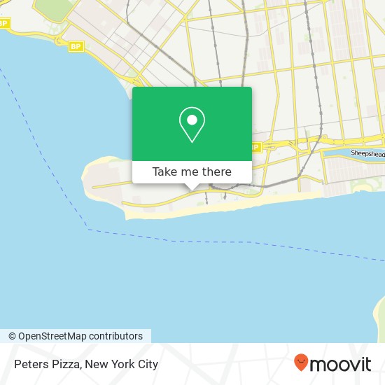 Peters Pizza map