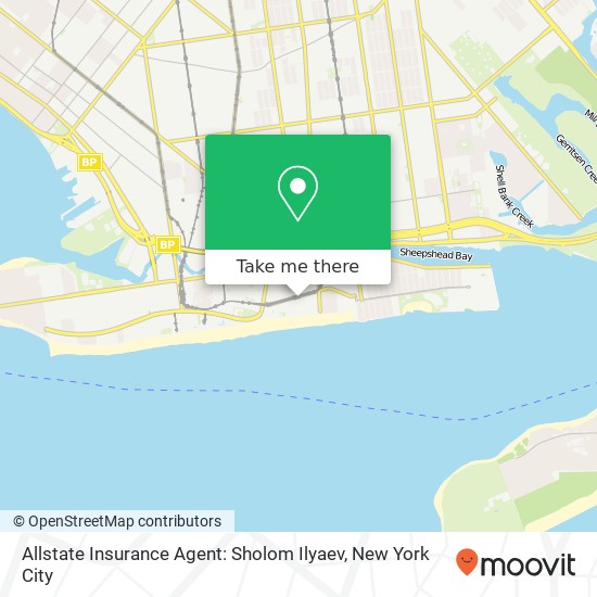 Allstate Insurance Agent: Sholom Ilyaev map